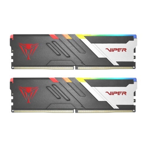 PATRIOT  Viper Venom RGB 64GB (2x32GB) DDR5 5600MHz CL40 Gaming Ram (Bellek) (PVVR564G560C40K)