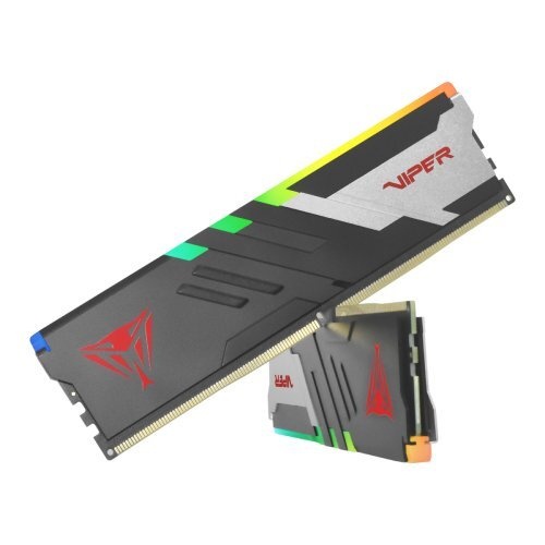 PATRIOT  Viper Venom RGB 64GB (2x32GB) DDR5 5600MHz CL40 Gaming Ram (Bellek) (PVVR564G560C40K)