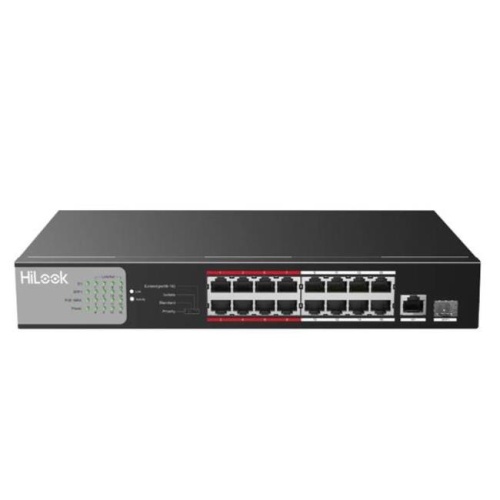 HILOOK NS-0318P-130 16 PORT 10/100+ 1x10/100/1000 UPLINK 130W POE SWITCH