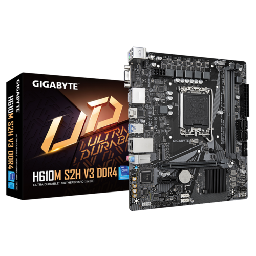 GIGABYTE Intel® H610 Motherboard with 6+1+1 Hybrid Phases Digital VRM Design PCIe