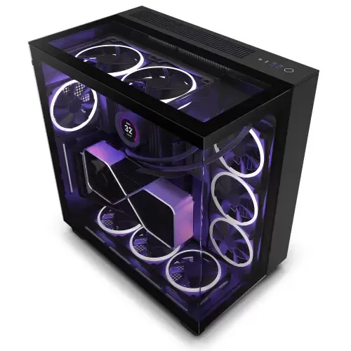 NZXT H9 Elite RGB Siyah ATX Mid Tower Kasa