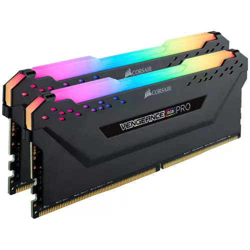 Corsair VENGEANCE RGB PRO LEDli DDR4-3600Mhz CL16 16GB (2x8GB) DUAL (18-22-22-42) 1.35V AMD Ryzen