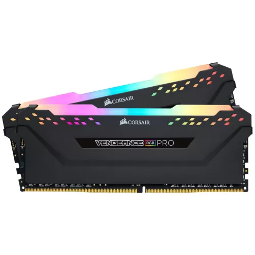 Corsair VENGEANCE RGB PRO LEDli DDR4-3600Mhz CL16 16GB (2x8GB) DUAL (18-22-22-42) 1.35V AMD Ryzen