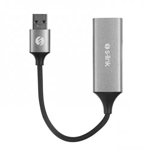 S-LINK SW-U334, GigaBit, USB3.0, Metal, Ethernet Kartı