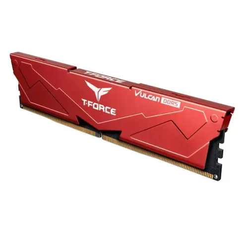 Team T-Force Vulcan Red 32GB(2x16GB) 6000Mhz DDR5 CL38 Gaming Ram (FLRD532G6000HC38ADC01)