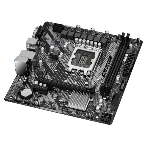 ASROCK H610M-HVS/M.2 Micro ATX Anakart Intel LGA1700, DDR4, Ultra M.2 SSD, 4K 60Hz HDMI