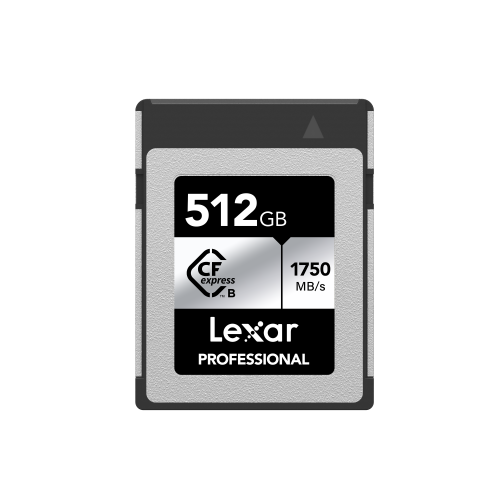 512GB LCXEXSL512G-RNENG CF-EXP PROFESSIONAL CFEXPRESS TYPE B CARD SILVER SERIE UP TO 1750MB/S READ 1300MB/S WRITE