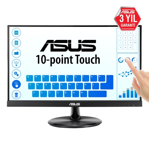 21.5 Asus VT229H 5ms IPS Touch MM D-Sub HDMI/USB Monitör