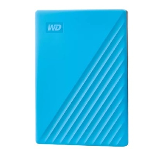 WD         WDBYVG0020BBL-WESN, My Passport, 2TB, 2.5, USB3.2, Taşınabilir, Harici HDD, Mavi