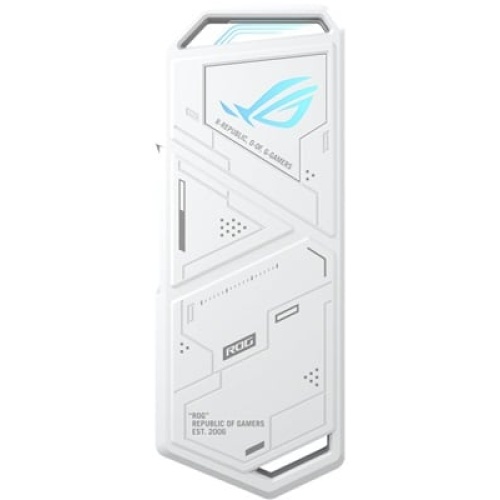 ASUS ROG STRIX ARION BEYAZ M.2 NVMe SSD KUTUSU ESD-S1C/WHT/G/AS/ USB3.2 GEN2 Tip-C 10Gbps Çift USB-Cden Cye ve USBC den A ya kablo