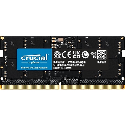 CRUCIAL  16GB 5200MHz DDR5 KUTULU CT16G52C42S5 NOTEBOOK RAM