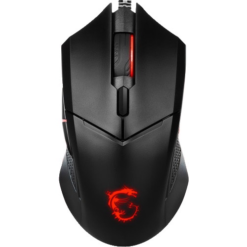 MSI GG CLUTCH GM08 GAMING MOUSE 4.200 DPI PIXART PAW3519 OPTIK SENSOR RED LED 1.8M KABLO AYARLANABILIR AGIRLIK ALTIN KAPLAMA USB BAGLANTI OYUNCU FARESI