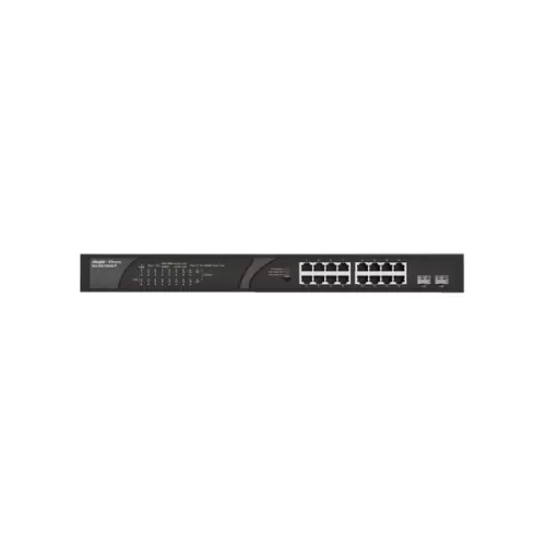 RUIJIE  REYEE RG-ES118GS-P 16 PORT 10/100/1000 16 PORT POE 2 X SFP  247W YONETILEMEZ RACK MOUNT SWITCH