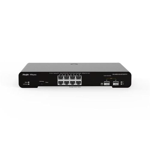 REYEE RG-NBS3100-8GT2SFP-P 8 PORT GIGABIT + 2XGB SFP UPLINK L2 YONETILEBILIR 125W POE SWITCH