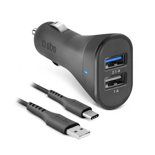 Araç Şarj Cihazı-2 USB outputs-USB TEKITCRC2U21AUL