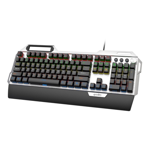 QUADRO Q USB Trk TRON X100 Mekanik Gaming Klavye RGB