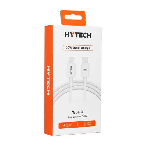 HYTECH HY-XTP22 1MT 3A TYPE-C TO TYPE-C HIZLI DATA VE ŞARJ KABLOSU