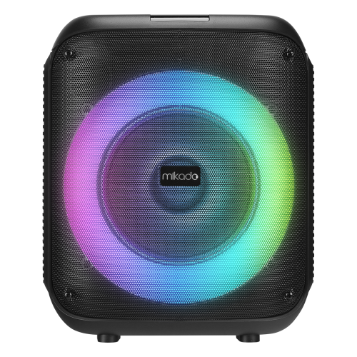 MIKADO MD-BT51 BOMBIX, 60W, Taşınabilir, BT/USB/TF/TWS, RGB Aydınlatma, Toplantı, Parti, Açık Hava Speaker. Kablolu Mikrofon Hediyeli