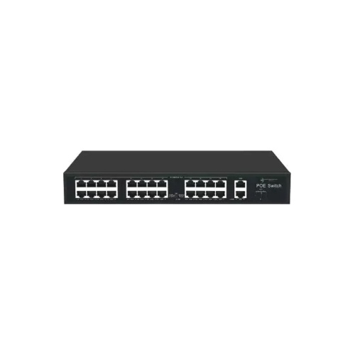 ODS ODS ODS-24P2U-300 24 PORT 10/100 24 PORT POE 2GE UPLINK 300W YONETILEMEZ SWITCH