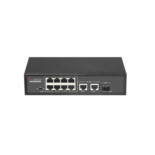 ODS ODS-8P2U 8 PORT POE 10/100 2FE UPLINK 120W YONETILEMEZ SWITCH