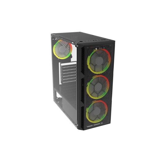 IROMX  SPACE BTX-65G 650W 80+ 4x RAINBOW FIXED LED FAN ATX 2xUSB3.0 SİYAH KASA