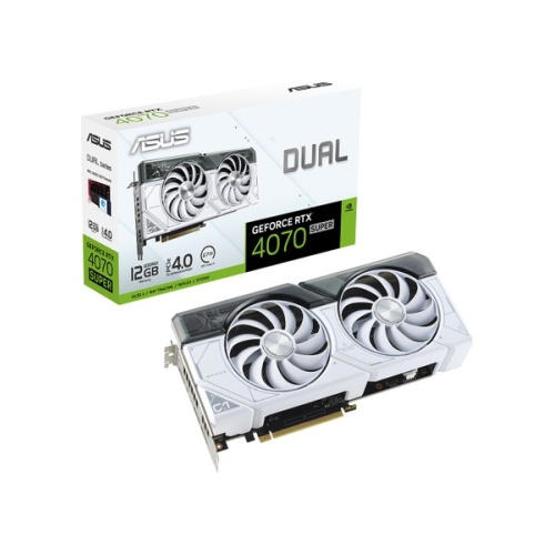 ASUS  DUAL-RTX4070S-12G-WHITE RTX4070 SUPER 12GB GDDR6X 192Bit 3xDP/1xHDMI PCI-E 4.0