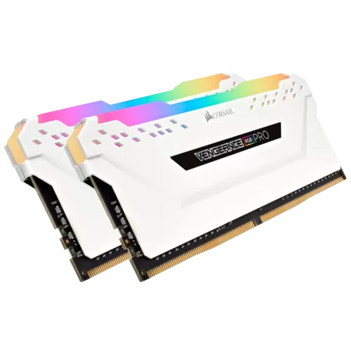 CORSAIR CMW16GX4M2C3200C16W 16GB (2X8GB) DDR4 3200MHz CL16 VENGEANCE RGB PRO SOGUTUCULU DIMM BELLEK WHITE