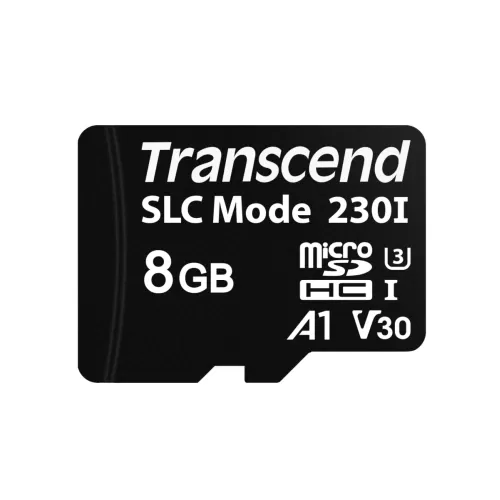 TRANSCEND TS8GUSD230I 8GB Industrial Temp SDHC microSD Hafıza Kartı