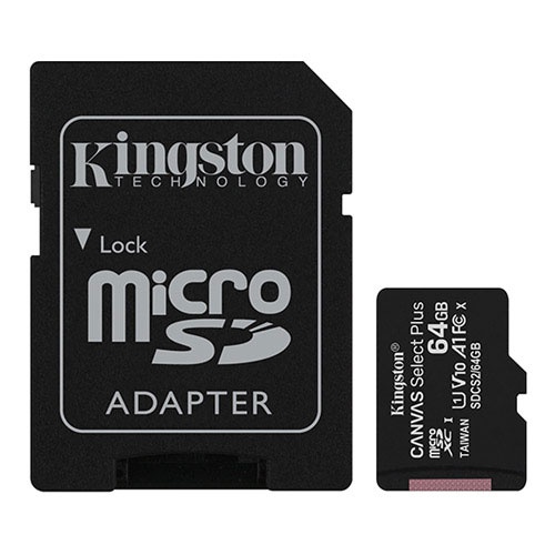 KINGSTON  64GB MicroSD CL10 SDCS2/64GB