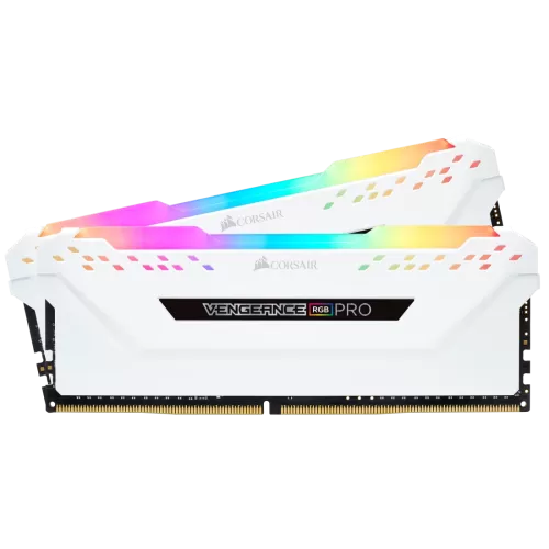 CORSAIR CMW16GX4M2C3200C16W 16GB (2X8GB) DDR4 3200MHz CL16 VENGEANCE RGB PRO SOGUTUCULU DIMM BELLEK WHITE