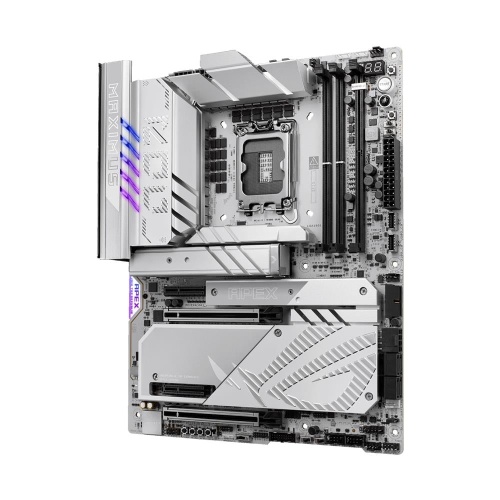 ASUS  ROG MAXIMUS Z890 APEX, 9000MHz, 2xDDR5,  6x M.2, 2xThunderbolt, 4xType-C, Wi-Fi 7, Bluetooth 5.4, Intel Core Ultra CPU(Seri 2), LGA1851 Soket, Gaming Anakart