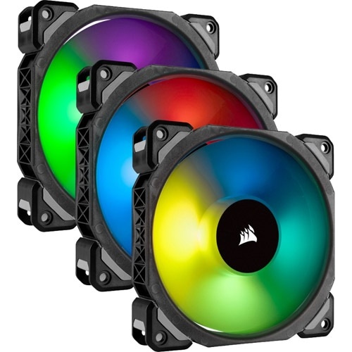 CORSAIR  CO-9050076-WW ML120 PRO RGB 120MM MANYETIK LEVITASYON YUKSEK PERFORMANS PWM FAN LIGHTING NODE PRO KONTROLCU ILE BIRLIKTE 3 L