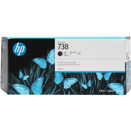 HP 498N8A Siyah DesignJet Ink Kartuş (738)