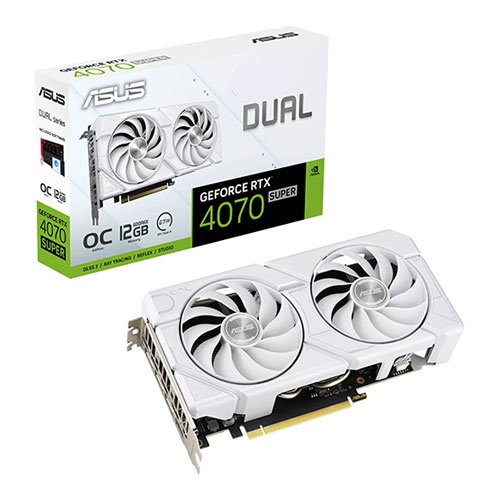 ASUS DUAL-RTX4070S-012G-EVO-WHITE NVIDIA