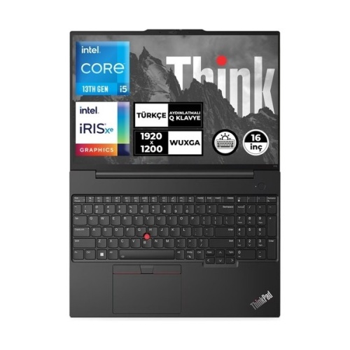 LENOVO NB E16 GEN1 21JN00K7TX I5-13420H 16GB 512GB SSD 16.0 WUXGA (1920x1200) FREEDOS