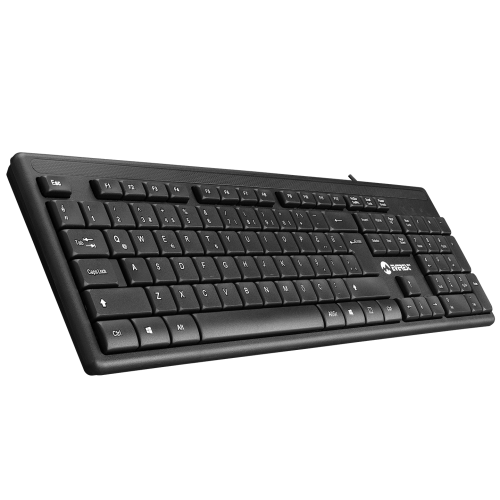 EVEREST KM-515, Siyah, Türkçe Q, Kablolu, Klavye Mouse Set