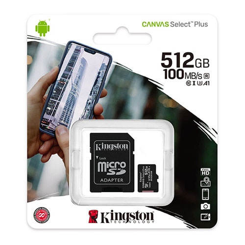 SDCS2/512GB 512GB microSDXC Canvas Select Plus UHS-I C10 Card