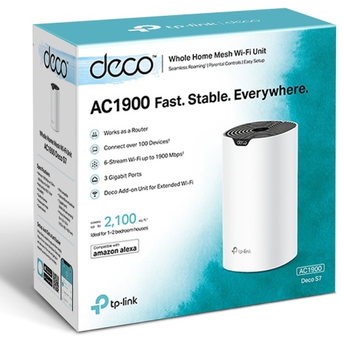 DECO S7 (1-PACK) AC1900 Whole Home Mesh Wı-Fı System