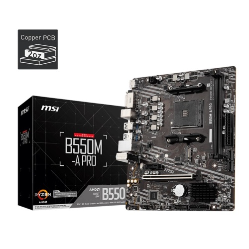 B550M-A Pro AM4 Ryzen DDR4 Dvi Hdmi