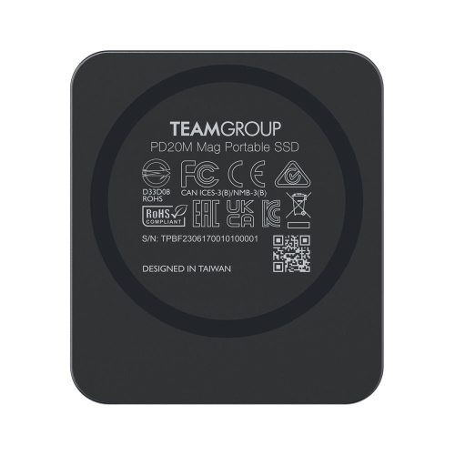 TEAM PD20M 1TB MAG PORTABLE SSD GRAY  20000/2000MB/s (TPSEG2001T0C108)