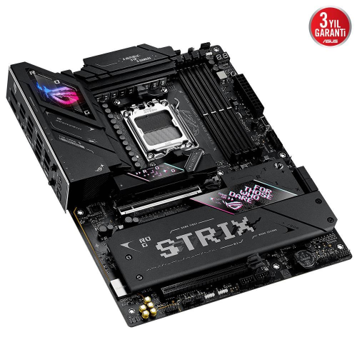 ASUS ROG STRIX B850-E GAMING WIFI, 4xDDR5, 5x M2, HDMI, DP, 2xType-C, Wi-Fi 7, Bluetooth v5.4, AMD Ryzen 9000 Serisi, AM5 Soket Anakart