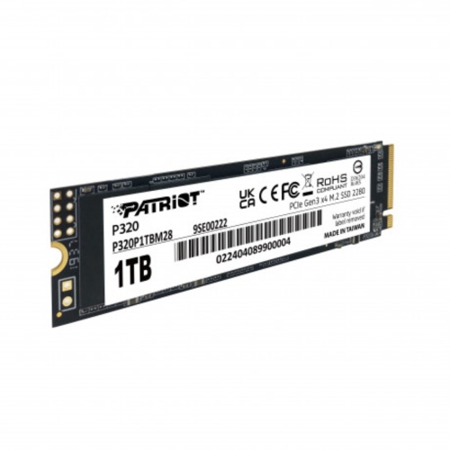 PATRIOT P320 1TB 3000/2200MB/s NVMe M2 SSD Disk (P320P1TBM28)