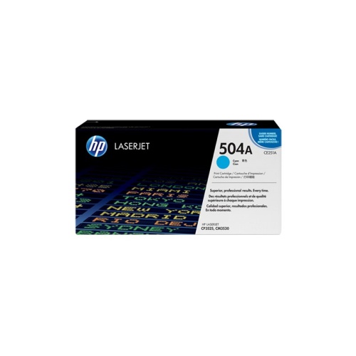 HP 504A-CE251A Mavi Orjinal Toner