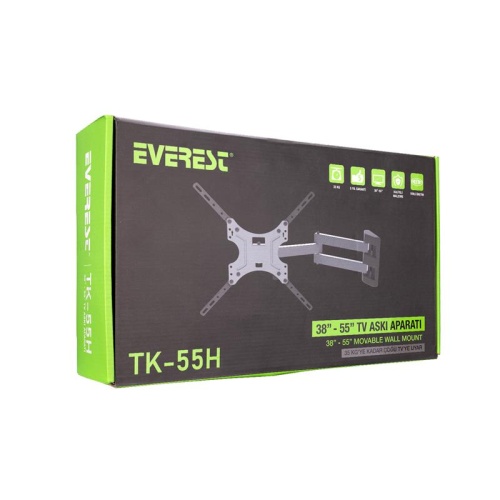 EVEREST TK-55H 32-55 HAREKETLİ MAX 30KG ASKI APARATI