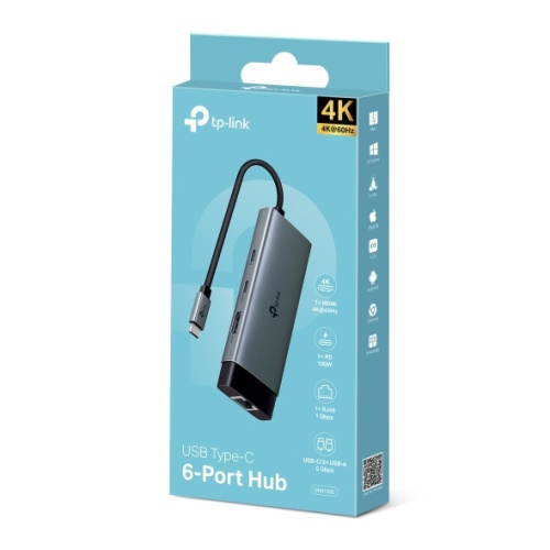 TP-LINK TP-LINK UH6120C TYPE-C 6 PORTLU HUB