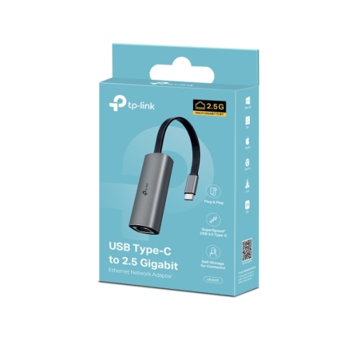 TP-LINK UE302C USB3.0 TYPE-C 2.5 GİGABİT ETHERNET AĞ ADAPTÖRÜ