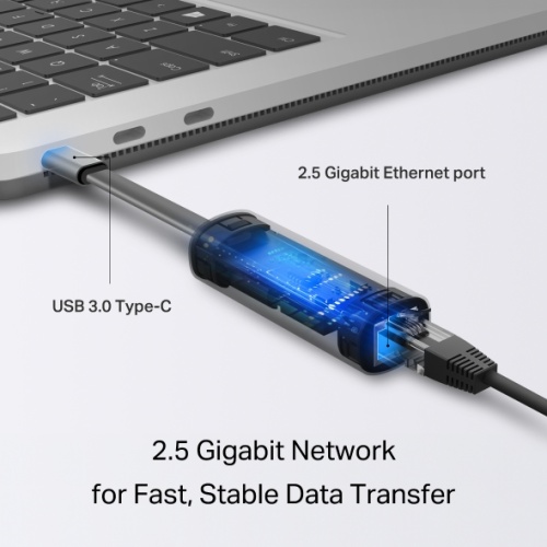 TP-LINK UE302C USB3.0 TYPE-C 2.5 GİGABİT ETHERNET AĞ ADAPTÖRÜ