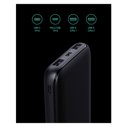 AUKEY AUKEY PB-N73-BK 15W 10000 MAH TYPE-C İNCE POWERBANK