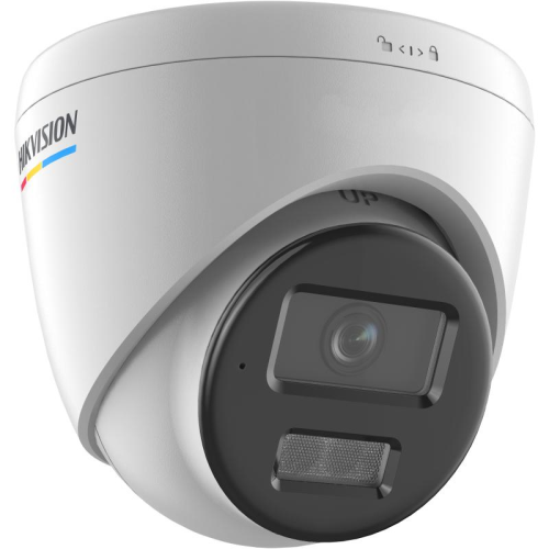 HIKVISION DS-2CD1347G2H-LUF, 4Mpix, 2,8mm Lens, H265+, 30Mt Gece Görüşü, Dahili Mikrofon, Color Vu Lite, Full Time Color, Dome IP Kamera