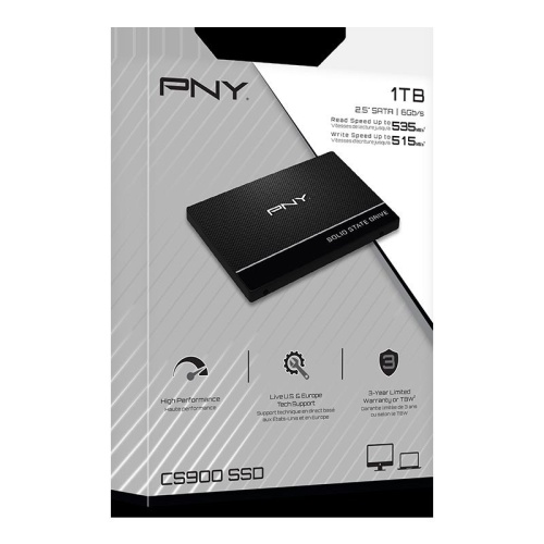 PNY CS900 1TB 535/515MB/s 2.5 SATA3 SSD Disk (SSD7CS900-1TB-RB)